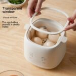 【SG STOCK】Electric Egg Boiler Automatic Egg cooker Breakfast Steamer Intelligent Egg Boiler Egg Poacher Soft Boiled Egg - Image 5